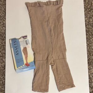 Assets Tan Shapewear Hi Waist mid-thigh shaper nude Size 5